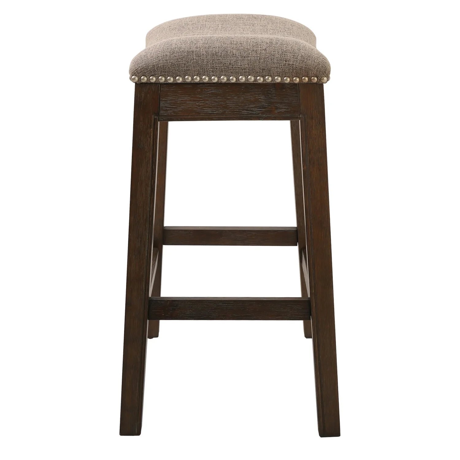 New Ridge Home Goods 26" Saddle Wood Counter Height Stool Weathered Natural