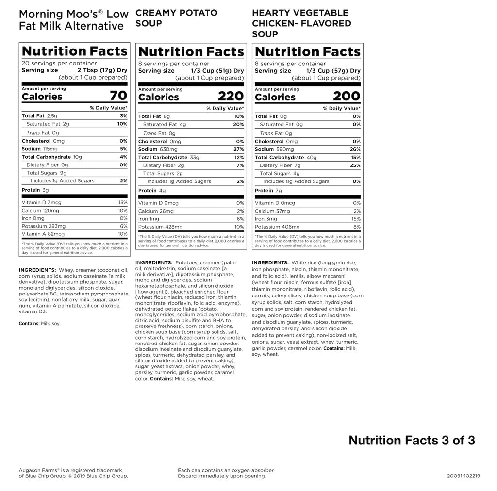 Augason Farms Deluxe 30-Day Emergency Food Supply, 20 lb 7.55 oz