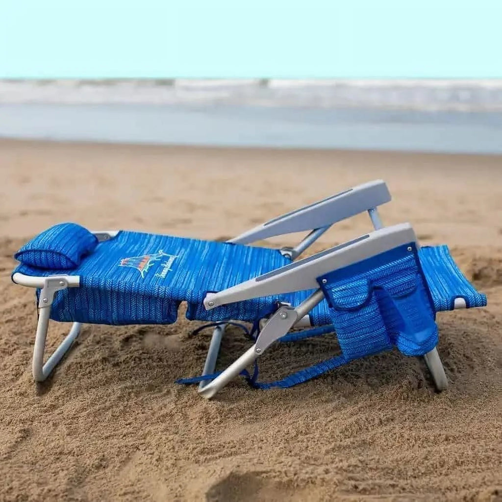 Tommy Bahama Backpack Beach Chairs - (2 PACK Blue )