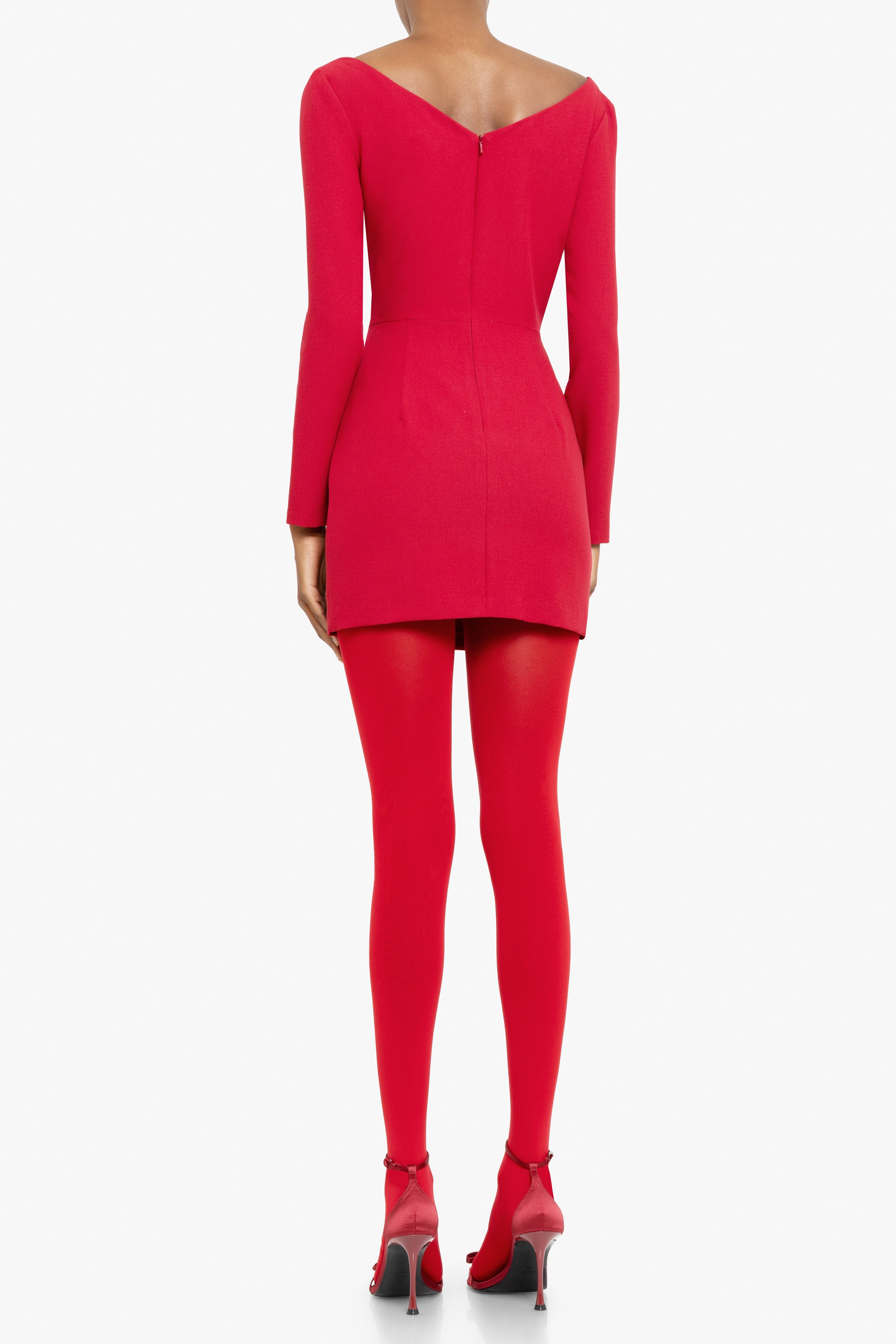 Long Sleeve Jacqueline Above-the-knee Micro Sundress