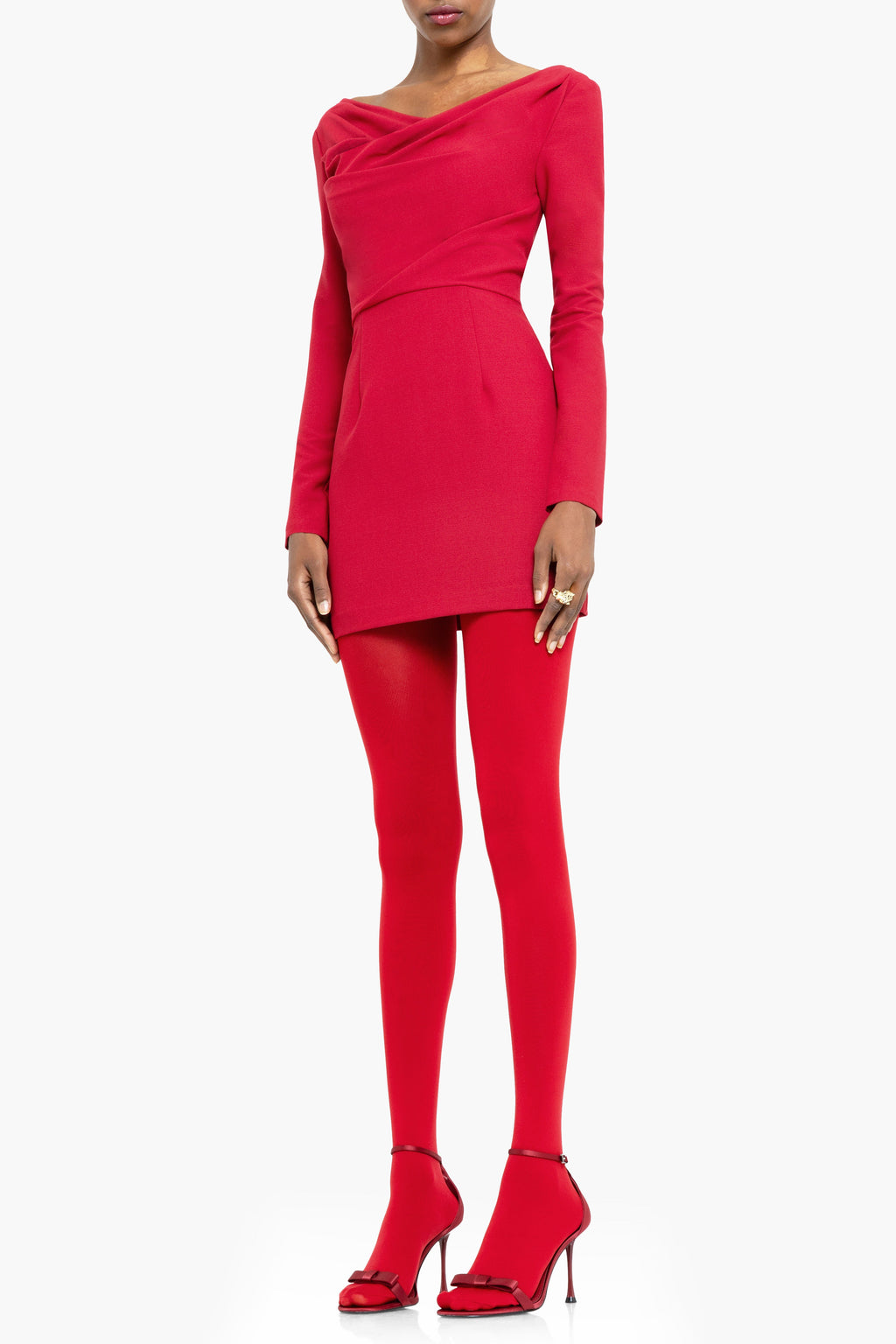 Long Sleeve Jacqueline Above-the-knee Micro Sundress