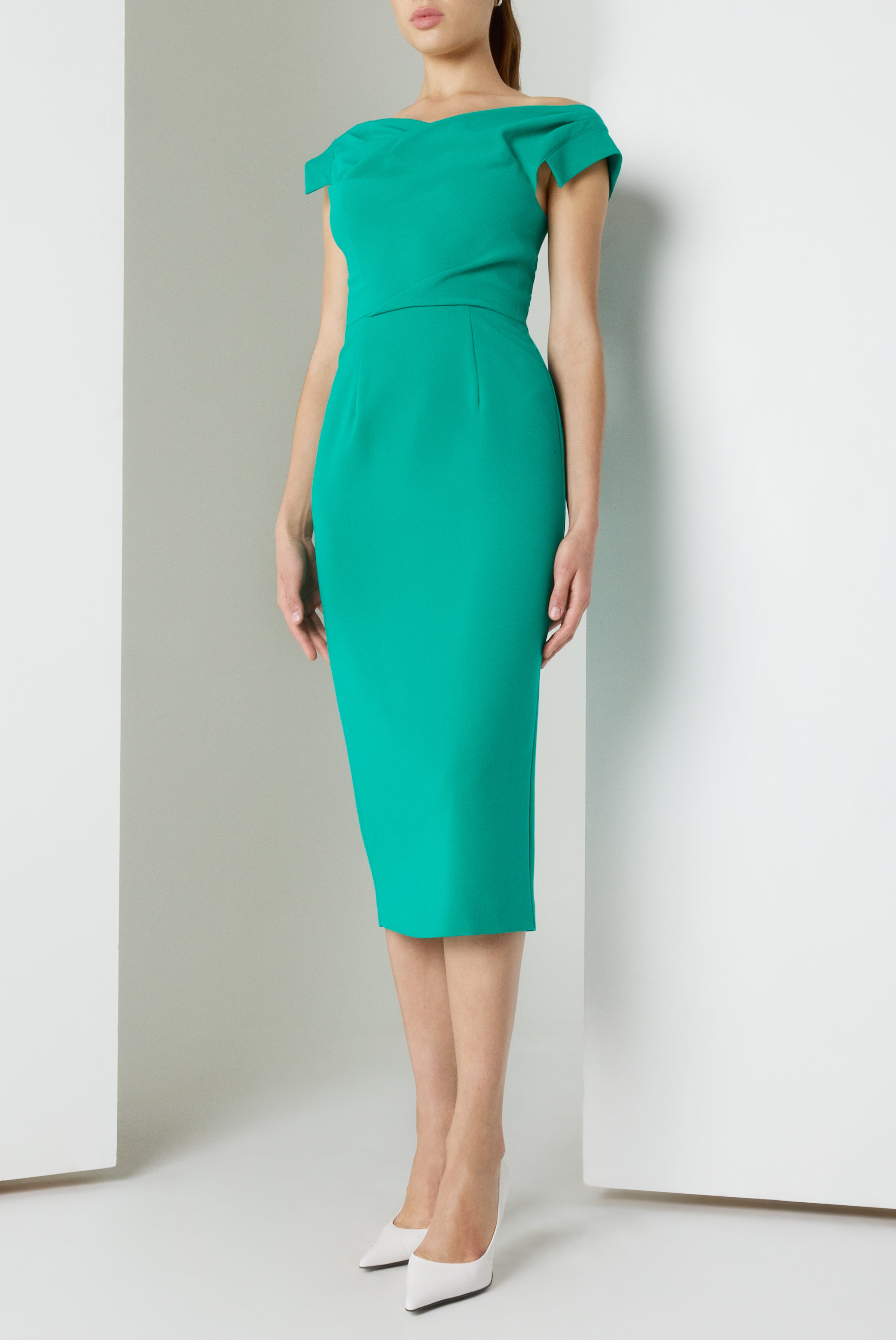 Jacqueline silhouette Knee-length