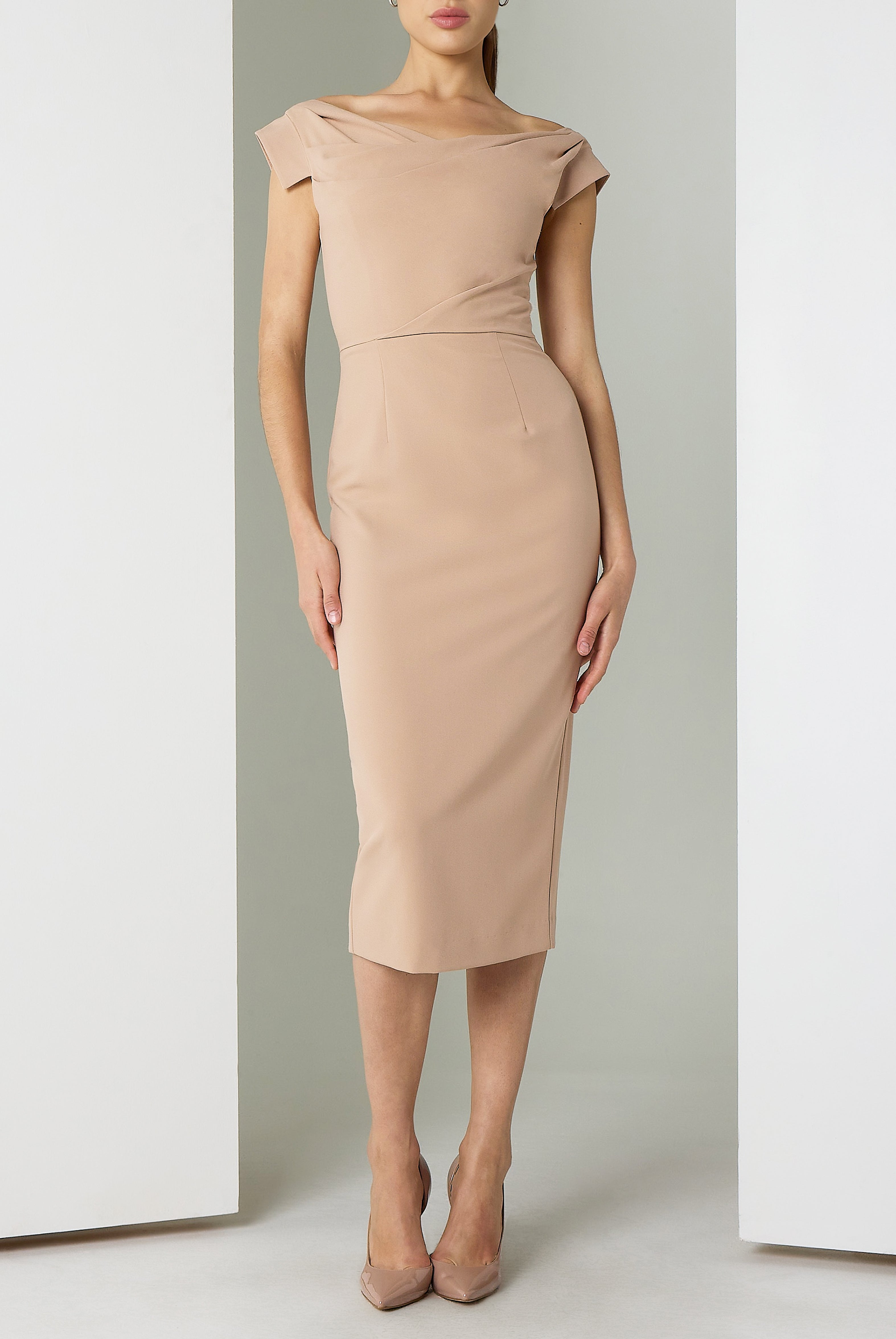 Jacqueline silhouette Knee-length
