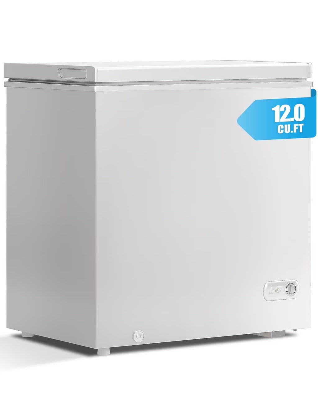 DISHUP 10.0 Cu.Ft Chest Freezer, Deep Freezer with Removable Basket, Adjustable Temperature, for Home/Office/Garage/Bar