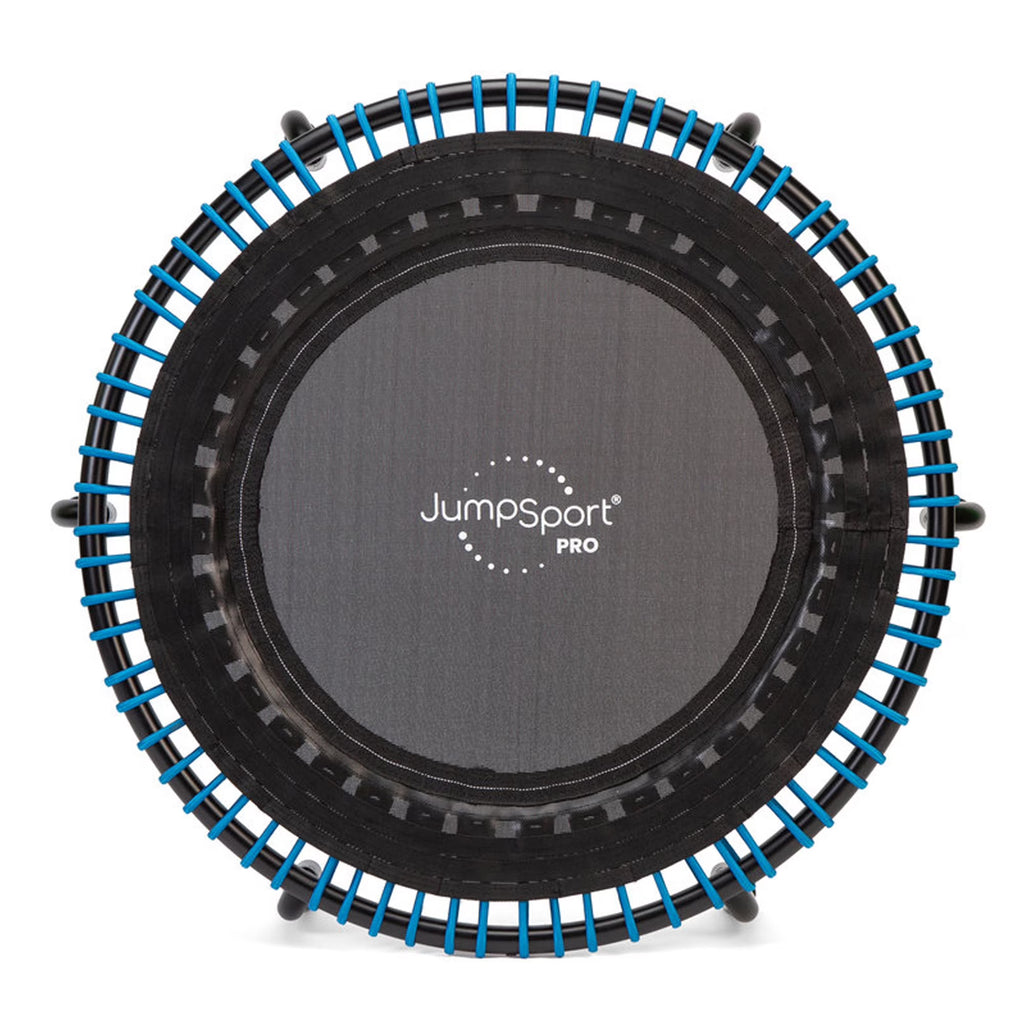 JumpSport 350 Pro Fitness 39" Cardio Workout Indoor Trampoline, Teal/Black