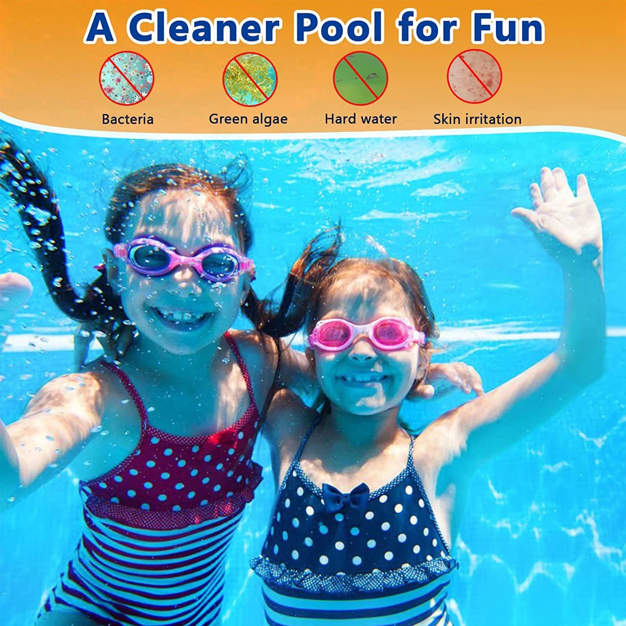50 lbs 3" Chlor Tabs for Swimming Pools, Tablets, Chlorine Pool Chemicals