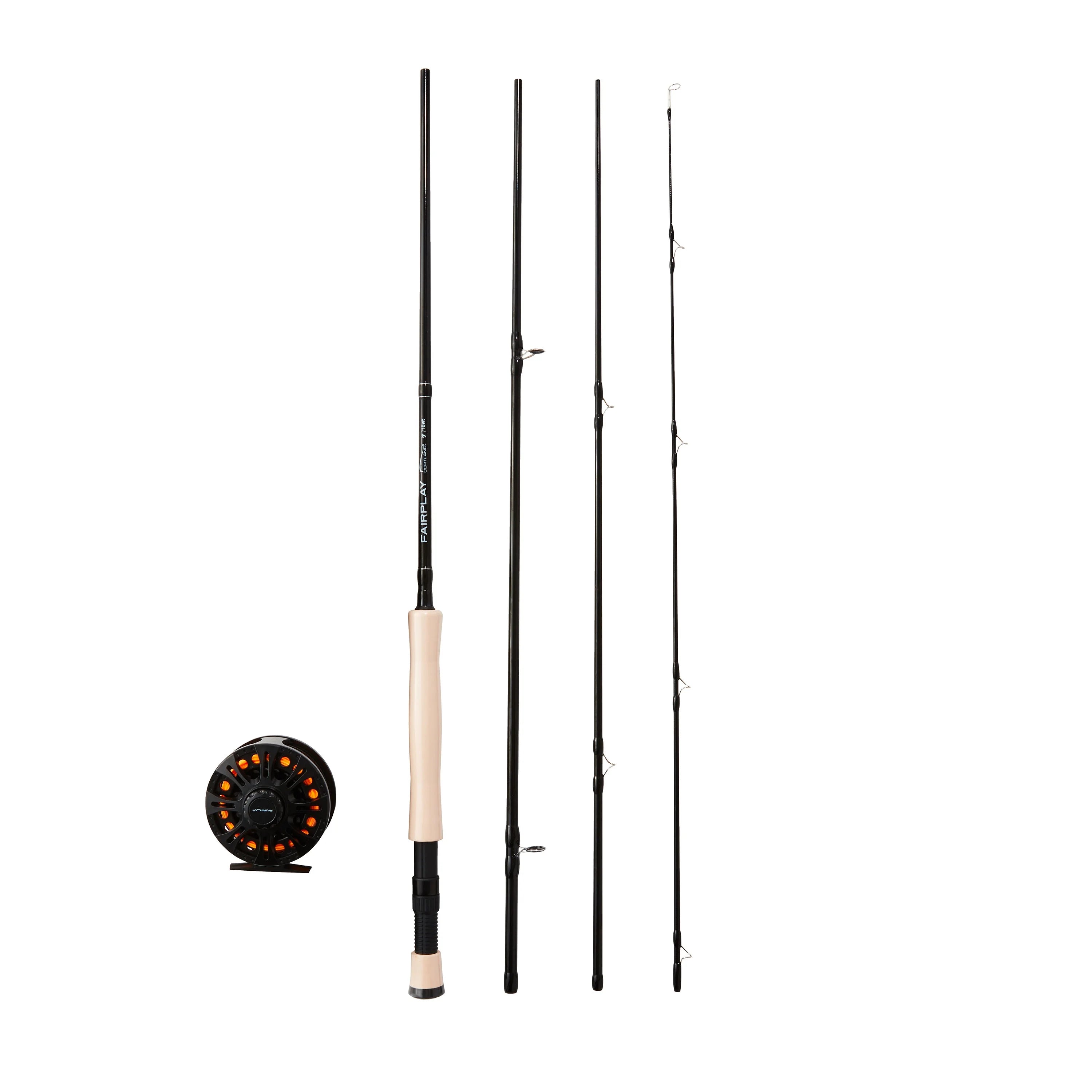 Cortland Fairplay 8' Fly Fishing Combo, 5/6 Weight, 4 Piece, 607637