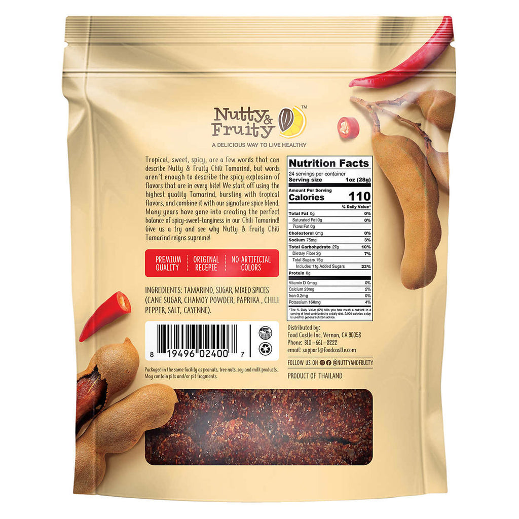 Nutty & Fruity Spicy Chili Tamarind Bites, 24 oz