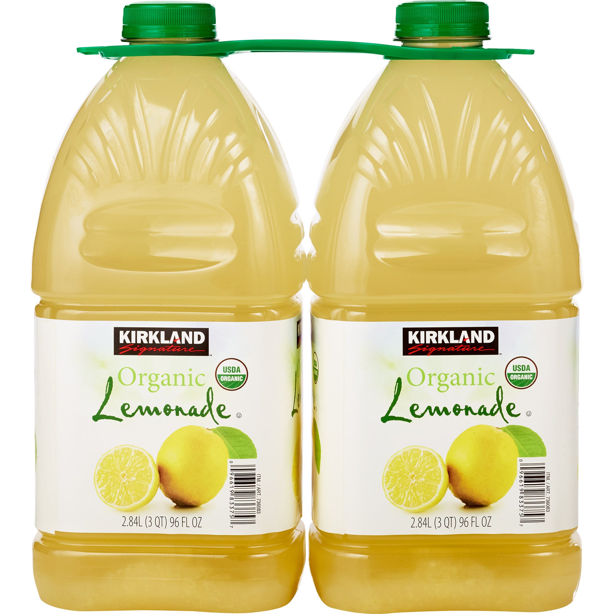 Kirkland Signature, Organic Lemonade, 96 fl oz, 2-count