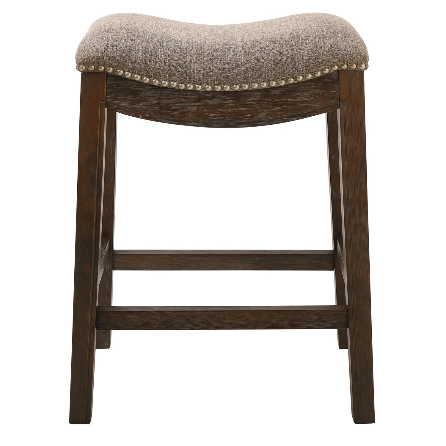 New Ridge Home Goods 26" Saddle Wood Counter Height Stool Weathered Natural