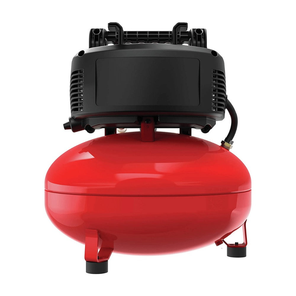 Craftsman 6-gallon pancake air compressor, oil-free, 150 PSI, portable with accessory kit