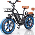 Bopzin 1000W Electric Bicycle for Adults, 48V 15Ah Removable Battery, 20" x 4.0" - 1000W